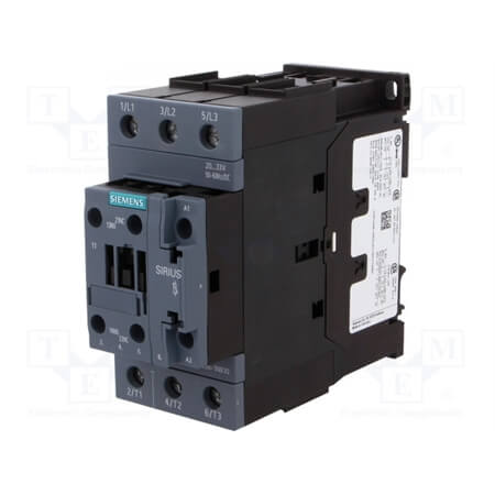 3RT20 36-1AL20 Power Contactor Size 2 50 Amp 1NO+1NC 230V AC