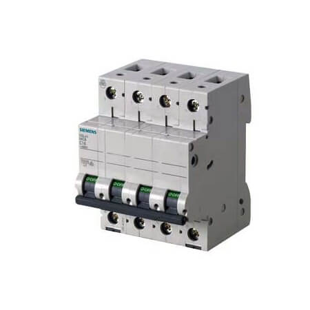 5SL44067RC 6AMP 4POLE MCB 10KA