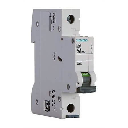 5SL61107RC MCB 10 Amp 1 Pole 7.5kA