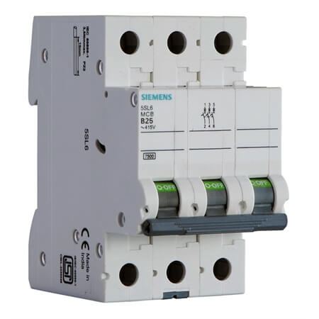 5SL63407RC MCB 40 Amp 3 Pole 7.5kA