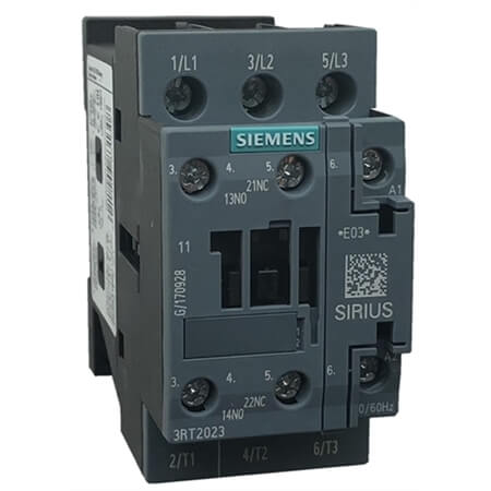3RT20 23-1AL20 Power Contactor Size 0 9 Amp 1NO+1NC 230V AC