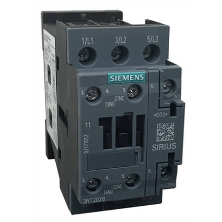 3RT20 28-1AL20 Power Contactor Size 0 38 Amp 1NO+1NC 230V AC