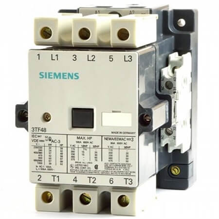 3TF48 22-0AP0-ZA01 75 Amp Power Contactor 2NO+2NC 240V AC
